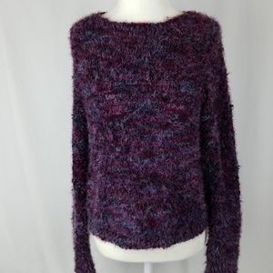 Forever 21 Purple Fuzzy Sweater